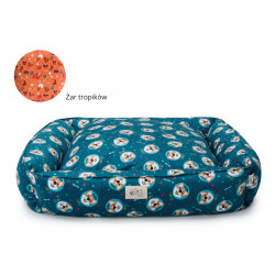 Legowisko Psiokąt Hevea Psie Historie ART 95x60 (Dżungla)
