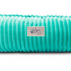Legowisko Psiokąt Hevea Psie Historie Minky 95x60 (Morski Turkus)