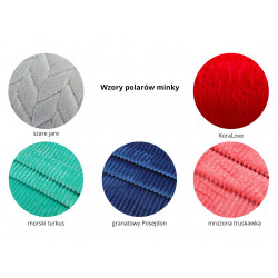 Legowisko Psiokąt Hevea Psie Historie Minky 105x70 (Morski Turkus)