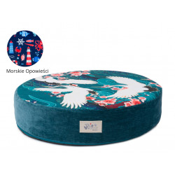 Legowisko ortopedyczne Psilądek Hevea Psie Historie ART 110x90 (Morskie Opowieści)