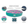 Legowisko ortopedyczne Psilądek Hevea Psie Historie ART 90x90 (Japan)