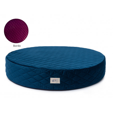Legowisko ortopedyczne Psilądek Hevea Psie Historie 3D Magic 90x90 (Bordo)