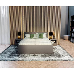Łóżko PANAMA, kolor: szary - 180 x 200 - FDM