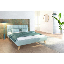 Łóżko tapicerowane - HEAVEN TRINITY (MIĘTOWY) - 120 x 200 - FDM