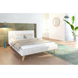 Łóżko tapicerowane - HEAVEN TRINITY (BIAŁY) - 140 x 200 - FDM