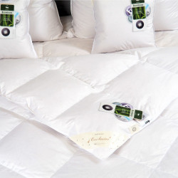 DREAM poduszka trzykomorowa puch 90% Kremowy 50x60cm - AMZ