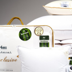 DREAM poduszka trzykomorowa puch 90% Biały 50x70cm - AMZ