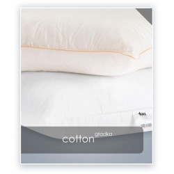 COTTON poduszka gładka antyalergiczna Biały 70x80cm - AMZ