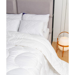 COTTON poduszka pikowana antyalergiczna Biały 40x40cm - AMZ