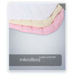 MIKROFIBRA kołdra letnia Super Summer antyalergiczna Różowy 135x200cm - AMZ