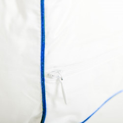 ANATOMICZNA (ortopedyczna) PODUSZKA bawełniana poduszka z wałkiem Biały 50x70cm - AMZ