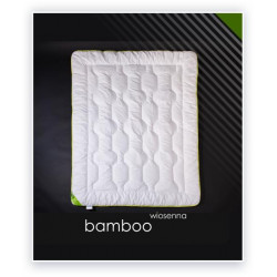 BAMBOO kołdra wiosenna antyalergiczna i antybakteryjna Biały 155x200cm - AMZ