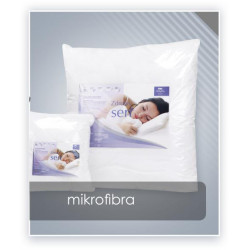 MIKROFIBRA poduszka pikowana  extra antyalergiczna (zwiększona ilość wypełnienia) Kremowy 40x40cm - AMZ