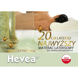 Materac lateksowy Hevea Comfort Prestige 200x120 (Aloe Green Power)