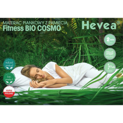 Materac wysokoelastyczny Hevea Fitness Bio Cosmo 200x80 (Aloe Green Power)