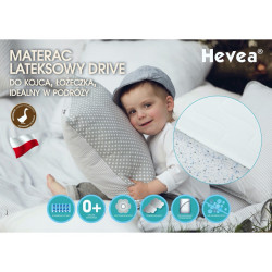 Materac lateksowy Hevea Drive 120x60 (Aegis Natural Care)
