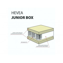 Materac kieszeniowy Hevea Junior Box 160x80 (Aegis Natural Care)