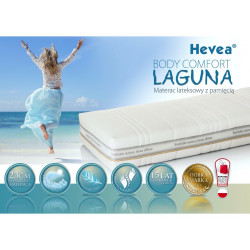 Materac z lateksem Hevea Body Comfort Laguna 200x80 (Aegis Natural Care)