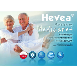 Materac lateksowy Hevea Family Medicare+ 200x180 (Bamboo)