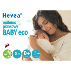 Materac piankowy Hevea Baby Eco 130x70 (Natural)