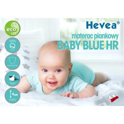 Materac piankowy Hevea Baby Blue 120x60 (Bamboo)