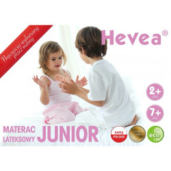 Materac lateksowy Hevea Junior 160x70 (Medica)