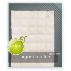 ORGANIC COTTON kołdra całoroczna puch 90% Naturalny 155x200cm - AMZ