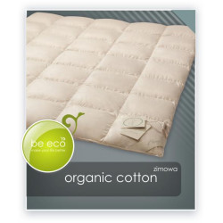 ORGANIC COTTON kołdra zimowa puch 90% Naturalny 155x200cm - AMZ