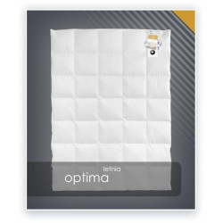 OPTIMA kołdra letnia, puch 85% Biały 155x200cm - AMZ