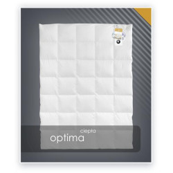 OPTIMA kołdra zimowa, puch 85% Biały 135x200cm|155x200cm|180x200cm|200x200cm|200x220cm|220x240cm - AMZ