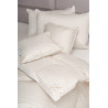 SILVER PRESTIGE kołdra całoroczna, puch 100% Srebrzysty krem 200x220cm - AMZ