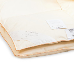 BASIC kołdra całoroczna puch 70% Kremowy 180x200cm - AMZ
