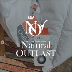 NATURAL OUTLAST kołdra całoroczna, puch 100% Biały 180x200cm - AMZ