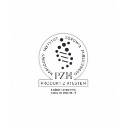 SILVER PRESTIGE poduszka trzykomorowa puch 100% Srebrzysty krem 50x60cm - AMZ
