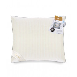 SILVER PRESTIGE poduszka trzykomorowa puch 100% Srebrzysty krem 50x70cm - AMZ