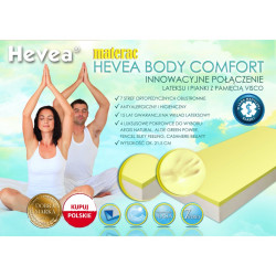 Materac z lateksem Hevea Body Comfort 200x80 (Aegis Natural Care)