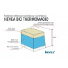 Materac z lateksem Hevea Thermomagic Bio 200x140 (Aegis Natural Care)