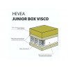 Materac kieszeniowy Hevea Junior Box Visco 200x90 (Aloe Green Power)