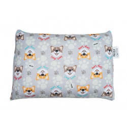 Poduszka lateksowa Hevea Milusie 40x30 (Corgi Szare)