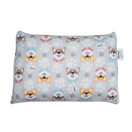 Poduszka lateksowa Hevea Milusie 40x30 (Corgi Szare)