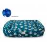 Legowisko Psiokąt Hevea Psie Historie ART 80x80 (Lecą Żurawie)